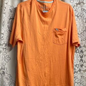 Tommy Bahama 100% Pima Cotton Vibrant Orange Short Sleeve Tee